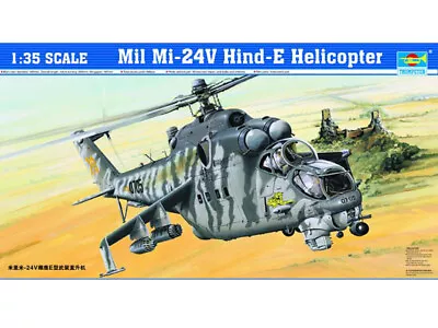 Trumpeter 1/35 Mil Mi24V Hind E Helicopter #05103 #5103  *SEALED* • $117.98