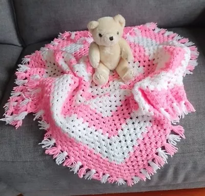 ***Hand Crochet Baby Blanket*** • £8.99