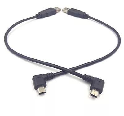 1set Mini Usb Cable 8 Inch Usb 2.0 Male To Mini Usb 90 Degree Angled Male Char • $14.07