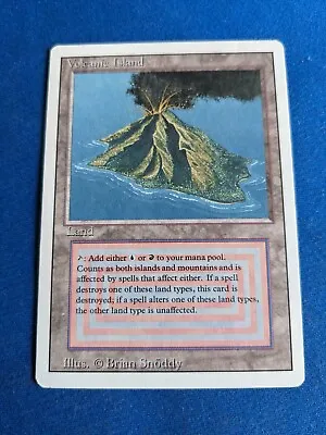 Volcanic Island 1x MtG Revised SP/NM GORGEOUS **See Pictures!** • $689.95