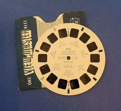 Scarce Vintage View-master Reel 5606 Igorot Natives Luzon Mountains Philippines • $42