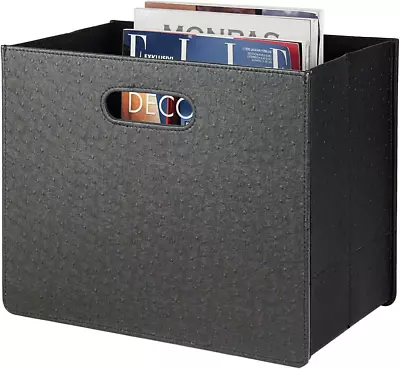 Magazine Basket Holder Foldable Magazine Rack Document File Holder Organizer  • $32.88