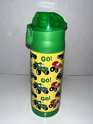 Stainless Steel 13 Oz Monster Trucks Insulated Water Bottle For Kids Reusable • $12.88