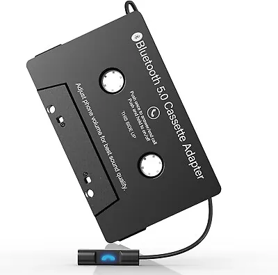 Bluetooth 5.0 Car Audio Stereo Sounds Cassette Tape Adapter MP3 Hands-Free • $12.95