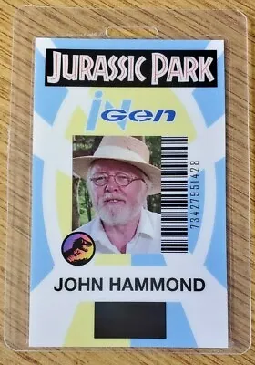 Jurassic Park ID Badge-Ingen John Hammond Costume Prop Cosplay • $13.29