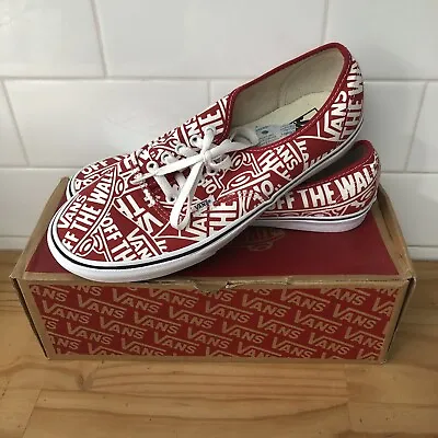 Vans Old Skool OTW Skateboarding Shoes Mens Size US10 Authentic Repeat Red NWB • $95