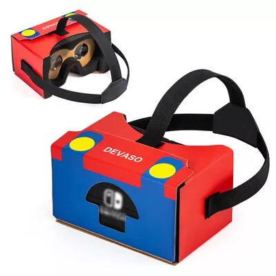 VR Headset For Nintendo Switch/OLED 3D HD VR Reality Glasses Paper Version • $14.76
