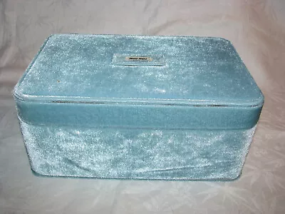 NEW Unused MIU MIU Tiffany Blue Color Velvet Storage/Jewelry Box • $25