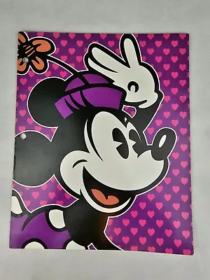 Vintage Disney Mickeys Stuff For Kids Minnie Mouse 3 Ring Folder For Binder • $8.50