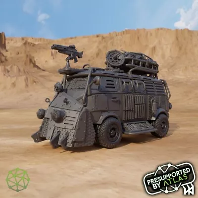 Armored Van | Post Apocalyptic | Car Wars | Gaslands | Scale Mini • $11