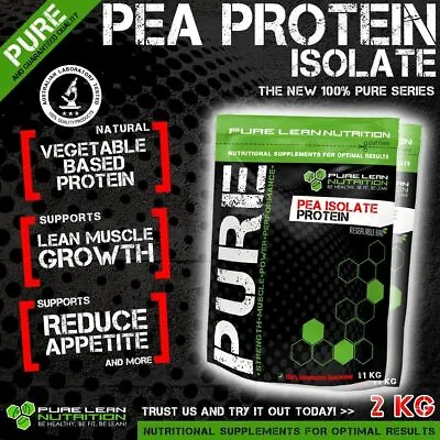 2kg Pea Protein Isolate Vegan Vegetarian Alternative To Whey Protein Wpi Wpc • $55