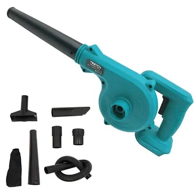 Air Cordless Blower For Makita 18v Garden Snow Dust Leaf Electric Suction Vacuum • £28.99