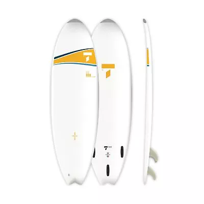 TAHE 5'10 Fish Dura-Tec Performance Surfboard Yellow • $322.60