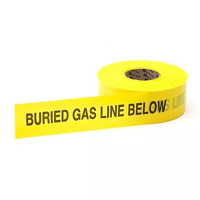 Mutual Industries  Gas Line  Underground Marking Tape 3  X 333.33 Yds. Yellow • $26.02