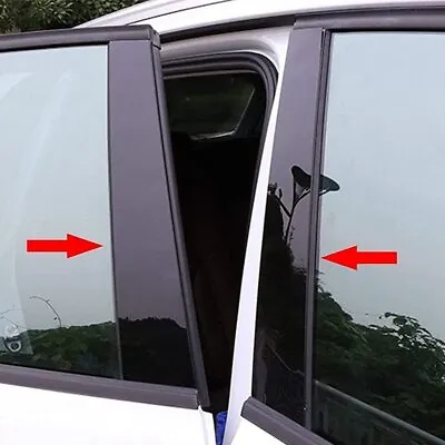 Set Window Pillar Posts Trim Decal Cover Fit For Mazda 6 GH1 Sedan 2009-2013 • $11.87