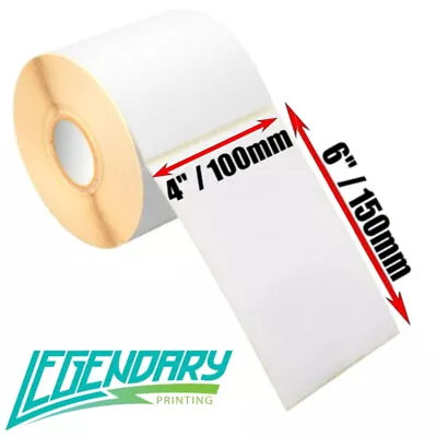 £4.99 • Buy Large Self Adhesive Sticky Labels 150mm X 100mm 6  X 4  Address Thermal White