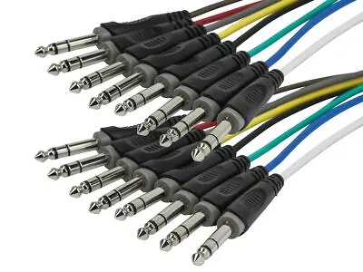 Monoprice 8-Channel 1/4inch TRS Male To 1/4inch TRS Male Snake Cable 1 Meter 3ft • $23.98