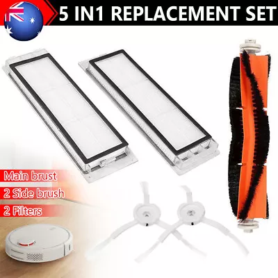 For Xiaomi Mi Robot Vacuum Cleaner Accessories Brush+ 2HEPA Filter+2Side Brushes • $17.25