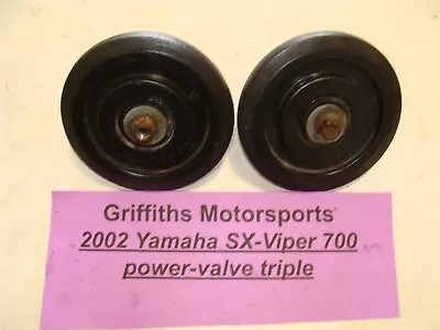 2002 YAMAHA 700 Pv Triple SXViper SX Viper SXV Bogie Wheels Mount Idle Idler Set • $46