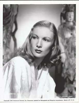 Veronica Lake  10x8  Paramount Vintage Still  Rare Glam Blonde Portrait • $12.43