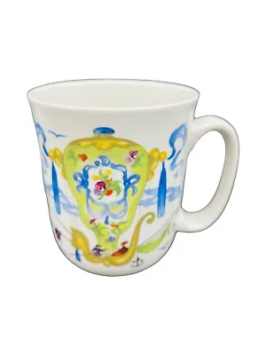 Villeroy & Boch Le Balloon Jean Mercier Porcelain Coffee Cup/Mug Floral Bouquet • $33.57