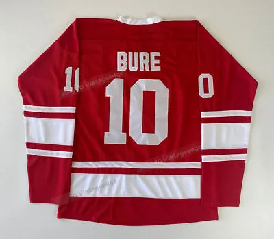 VTG 70's Pavel Bure #10 Team Russia CCCP Hockey Jerseys Sewn Custom Red White • $55