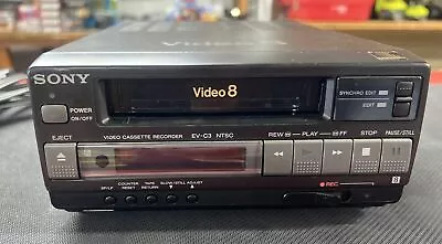 SONY EV-C3 NTSC Analog Video8 8mm Video 8 HiFi Player Recorder VCR Deck EX • $324.99