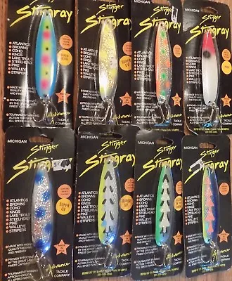 Michigan Stinger Stingray 4-1/4  Spoon Lures USA (Select One) NIP • $8.99