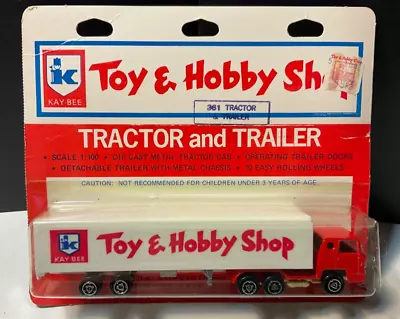 Vintage Majorette Kay Bee Toy & Hobby Shop Semi Trailer Truck # 361 France NOS • $19.98