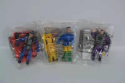 1999 McDonalds Action Man Happy Meal Toys - Set Of 3 Figures - Sealed • £7