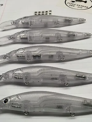 10 Unpainted Megabass Ito Vision 110 Plus 1 KO Lure Blanks. Suspending Jerk Bait • $37.99