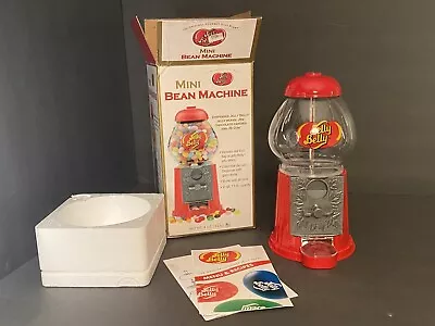 Jelly Belly Mini Bean Machine Candy Dispenser Bank Die Cast Metal Gumball Glass • $24.97