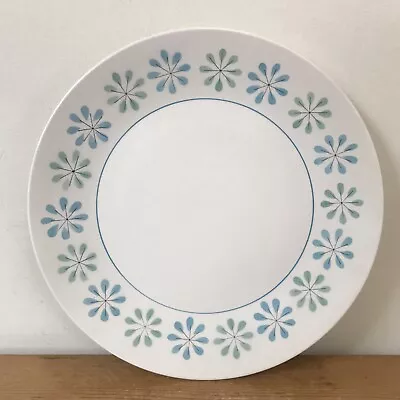 Vintage Mikasa Cera Stone Asterik Blue Green Serving Chop Plate Platter 12.25  • $53.99