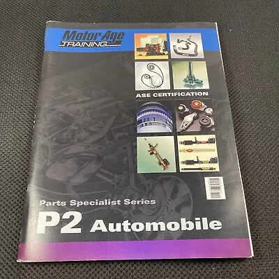 ASE Test Preparation P2 Parts Specialist Motor Age ASE Test Prep Manual - USED • $29.99