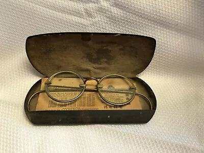 Vtg Willson Round Lens Glasses Style B119 B Bridge Harry Potter Style Steam Punk • $49.95