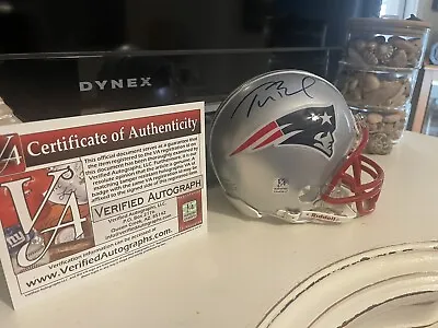 Tom Brady Autographed Patriots Mini Helmet W/COA • $265