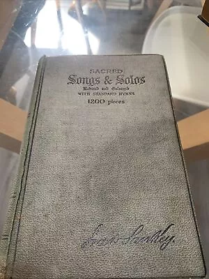 Sacred Songs And Solos Revised & Enlarged Standard Hymns 1200 Pieces 1956  • £20