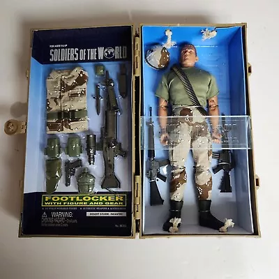 NEW US Army Infantry Desert Storm Soldiers Of The World Figure Footlocker & Gear • $75