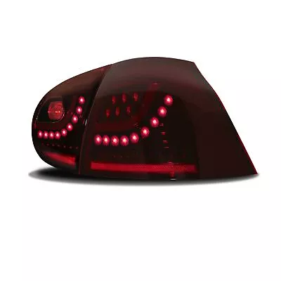 $193.25 • Buy For VW Golf 5 V MK5 Limo Original JOM LED Tail Lights Dark Red Smoke Set
