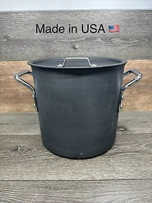 Commercial Aluminum Cookware 12 Qt Stockpot 812 Anodized Pre-Calphalon Vintage • $109