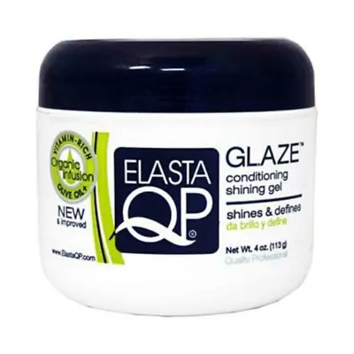 £7.29 • Buy ELASTA QP GLAZE CONDITIONING SHINING GEL 4oz + FREE TRACK DELIVERY