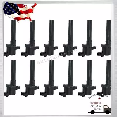 12PCS Ignition Coil For Aston Martin DBS DB9 Rapide Virage 6.0L 4G4312A366AA • $252.90