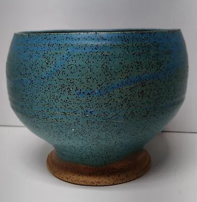 Kahler Signed Studio Pottery Bowl Blue 7 Inch Mid Century  • $199