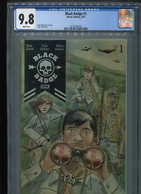 Boom! Studios Black Badge #1 (2018) CGC 9.8 WHITE Pages Matt KINDT Tyler JENKINS • $25