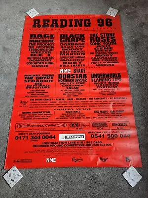 Vintage Large Reading Festival 1996 Poster • £10