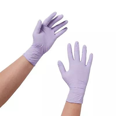 Halyard Lavender Nitrile Exam Glove Standard Cuff Length X-LARGE 230 Per Box • $21.60