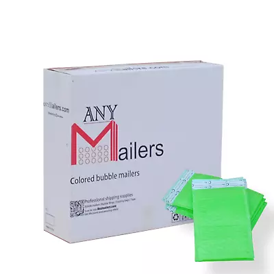 AirnDefense 1000 #000 4X8  Green Poly Bubble Mailers Shipping Padded Envelope • $55.20