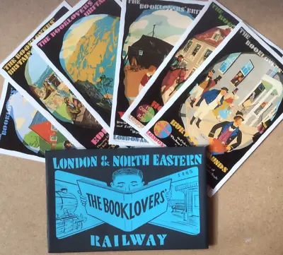 DALKEITH 6x Postcards London & North Easy Book The Lovers Railway Set 1485 • £3.45