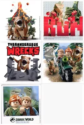 $1.91 • Buy Lego Jurassic Stickers X 5 Party Favours Jurassic Birthday Party **Licensed Lego
