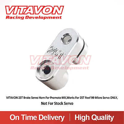 VITAVON 25T Brake Servo Horn For Promoto MXFit For 25T Reef 99 Micro Servo ONLY • $10.90